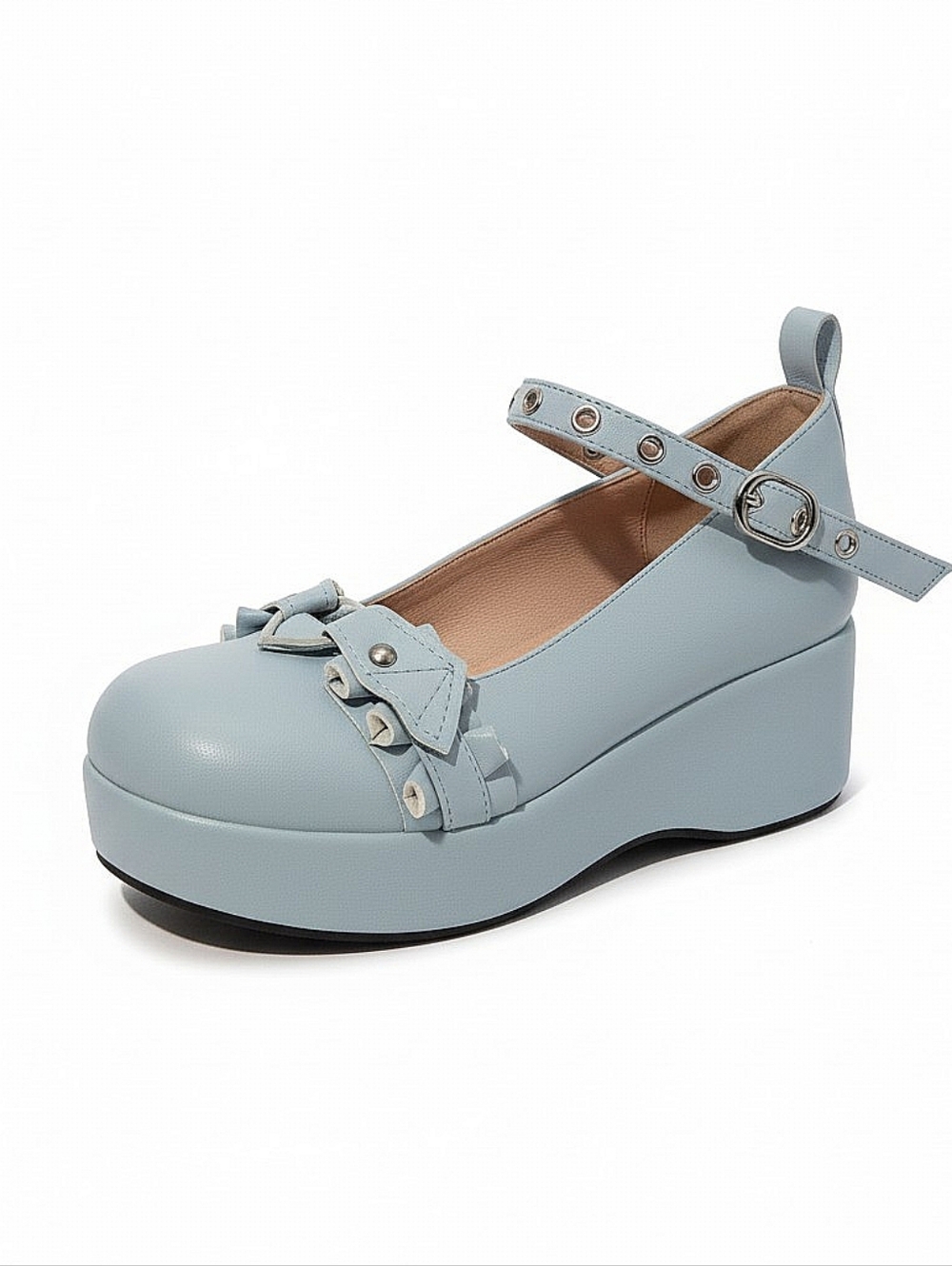 NEW! Lolita Boutique Women's Light Blue Mary Jane Platform Shoes